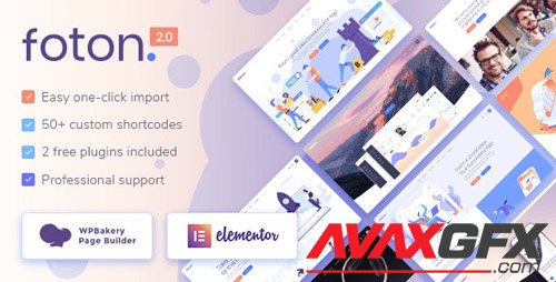 ThemeForest - Foton v1.5 - Software and App Landing Page Theme - 22251705