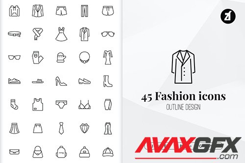 45 Fashion elements in minimal design