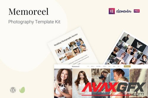 ThemeForest - Memoreel v1.0 - Photography Template Kit - 26526125