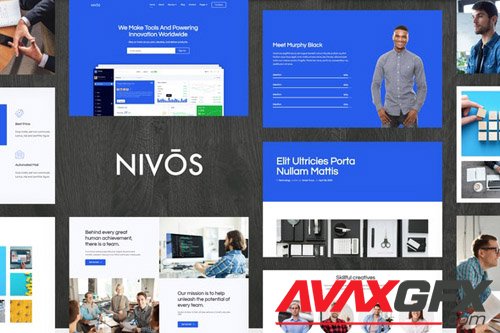 ThemeForest - Nivos v1.0 - Software Company Template Kit (Update: 14 May 20) - 26565466