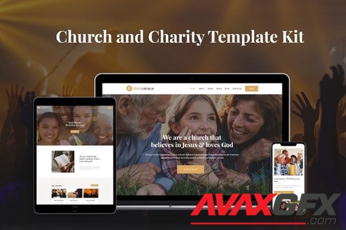 ThemeForest - Holy v1.0 - Church & Charity Template Kit (Update: 14 May 20) - 26030825