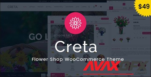 ThemeForest - Creta v4.8 - Flower Shop WooCommerce WordPress Theme - 15113785