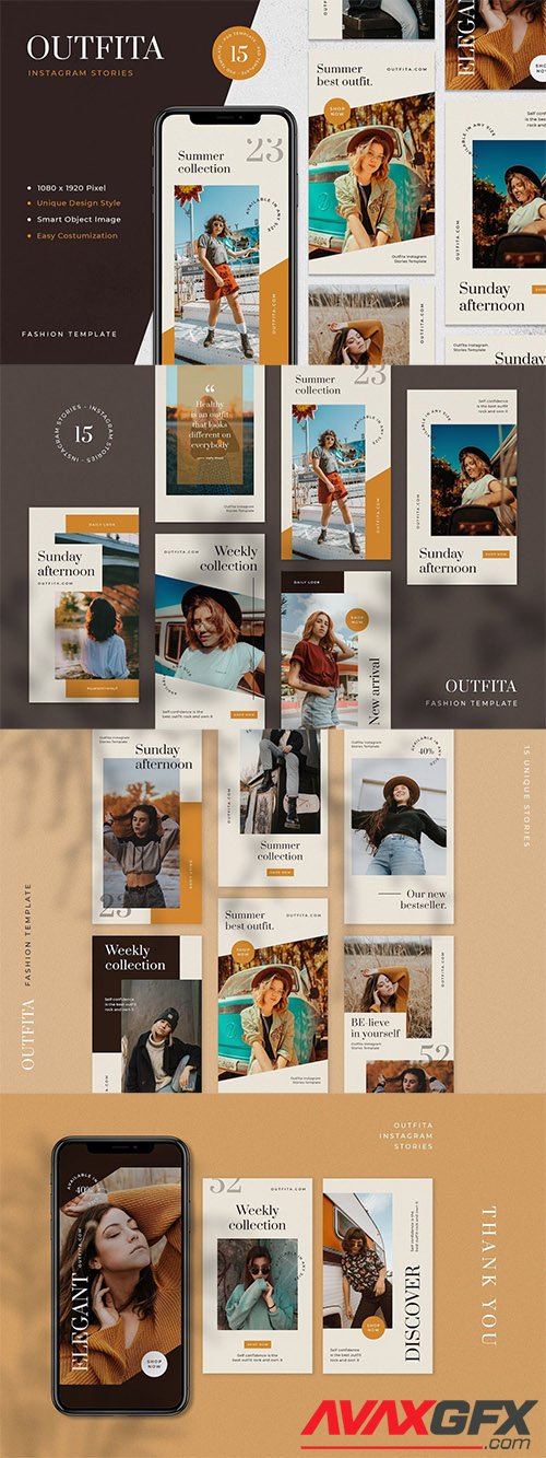 Outfita - Fashion Instagram Stories Template