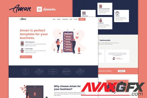 ThemeForest - Aman v1.0 - Multipurpose Elementor Template Kit - 26723714