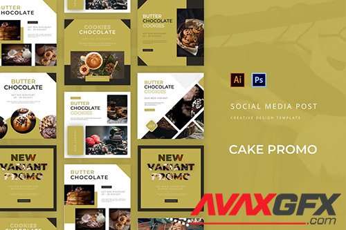 Cake Promo Social Media Post