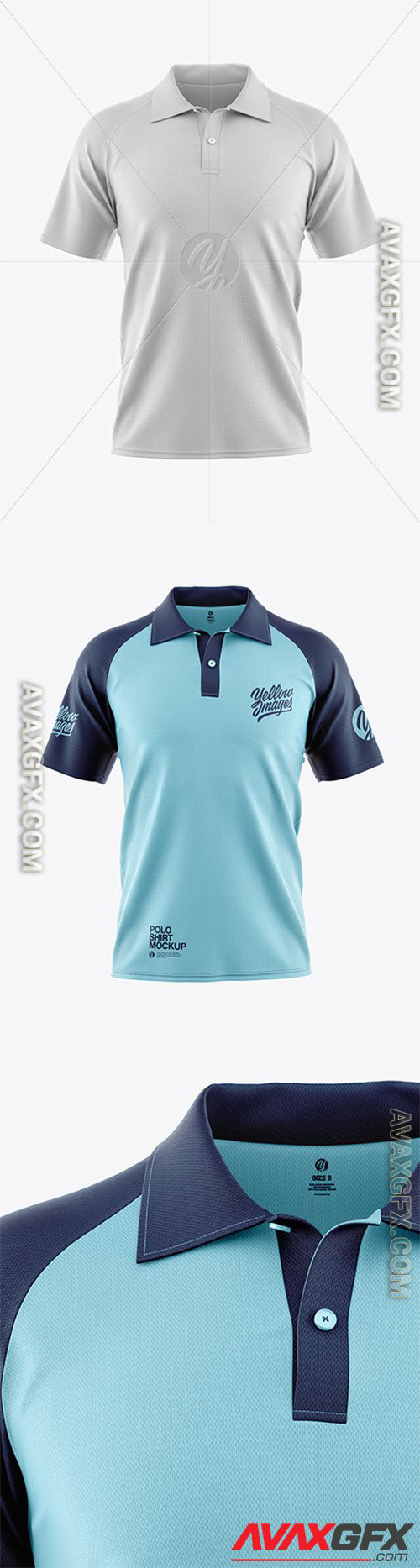 Men's Polo Mockup 55743