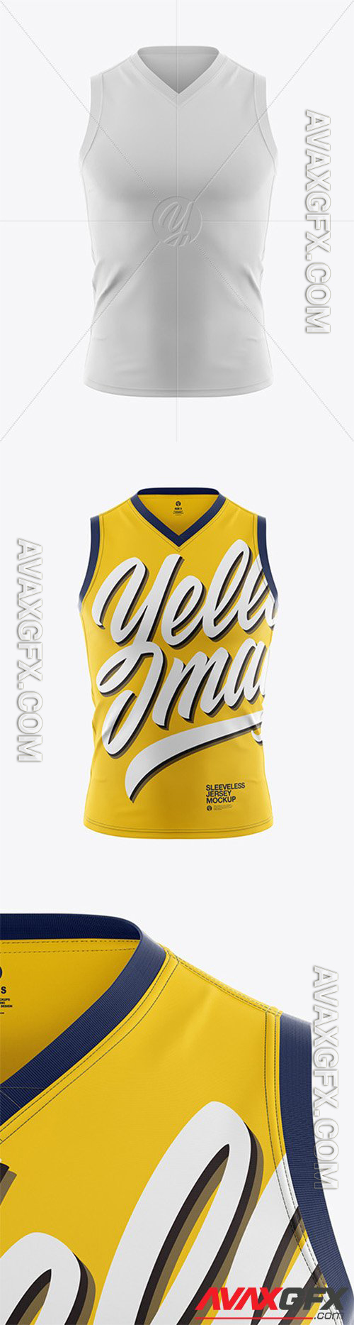 Sleeveless Jersey Mockup 54706