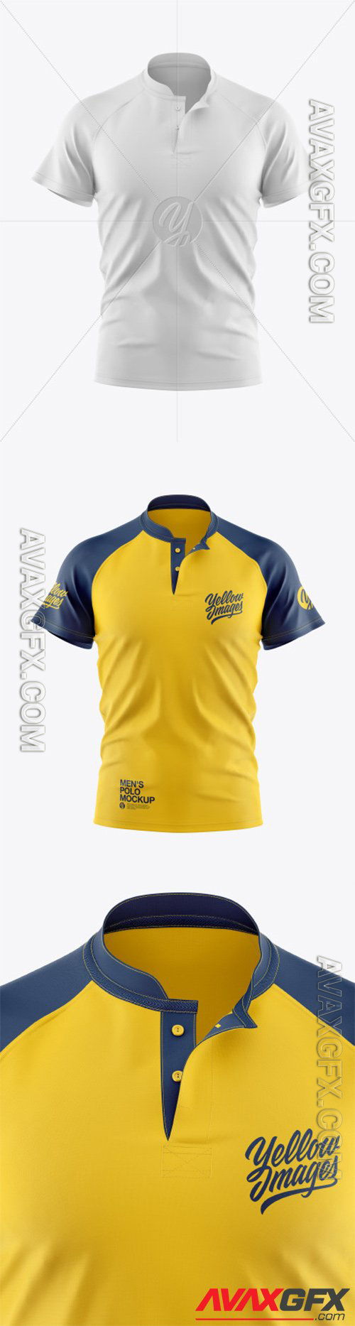 Men's Polo Shirt Mockup 56521