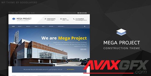 ThemeForest - Mega Project v1.24 - Construction WordPress - 10620770