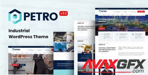 ThemeForest - Petro v3.2.0 - Industrial Company WordPress Theme - 20217564