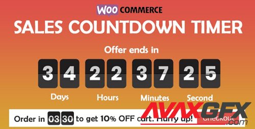 CodeCanyon - Sales Countdown Timer for WooCommerce and WordPress v1.0.1.1 - Checkout Countdown - 25636260