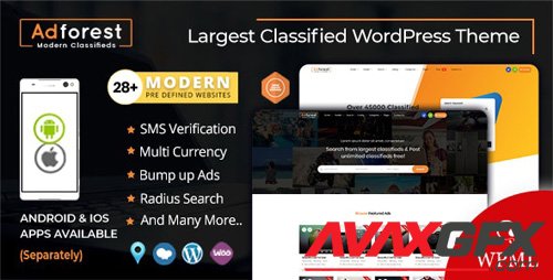 ThemeForest - AdForest v4.3.5 - Classified Ads WordPress Theme - 19481695 - NULLED