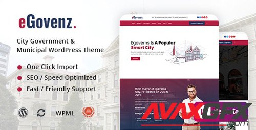 ThemeForest - eGovenz v1.0.1 - City Government WordPress Theme - 25621067 - NULLED