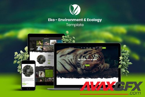 ThemeForest - Eko v1.0 - Environment & Ecology Template Kit - 26126348