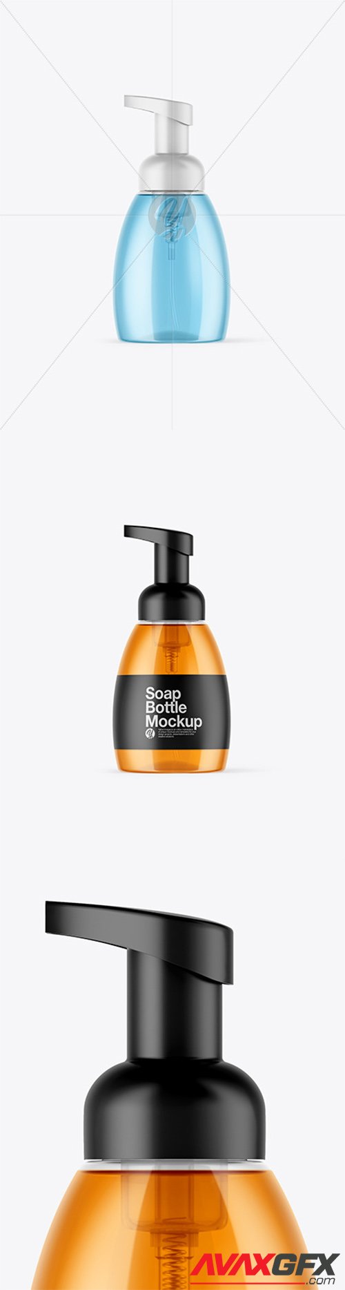 Clear Soap Bottle Mockup 60041