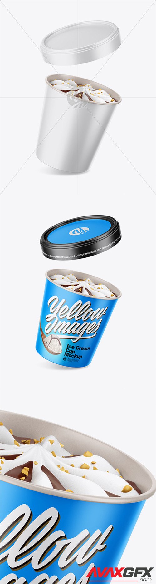 Opened Ice Cream Cup 60266