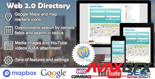 CodeCanyon - Web 2.0 Directory v2.5.17 - plugin for WordPress - 6463373 - NULLED