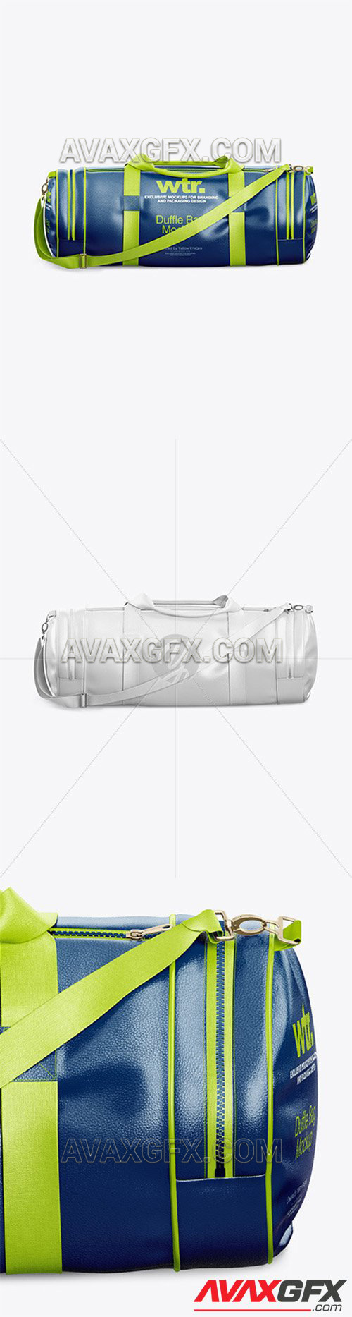 Leather Duffel Bag Mockup 57906