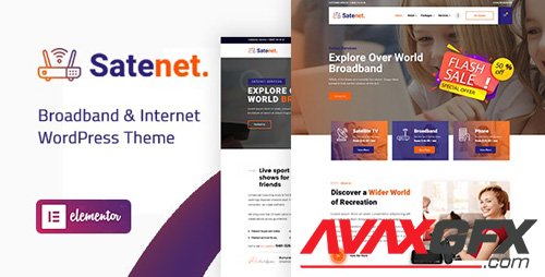 ThemeForest - Satenet v1.0.0 - Broadband Internet WordPress Theme - 25909707 - NULLED