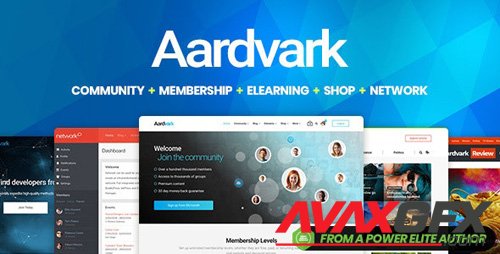ThemeForest - Aardvark v4.21 - Community, Membership, BuddyPress Theme - 21281062
