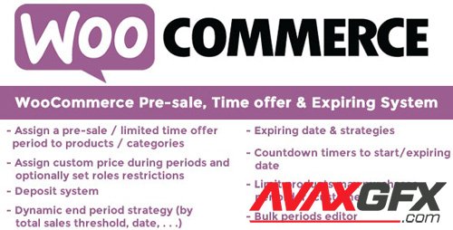 CodeCanyon - WooCommerce Pre-sale, Time offer & Expiring System v9.5 - 13335433 - NULLED