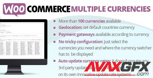 CodeCanyon - WooCommerce Multiple Currencies v4.1 - 23590806 - NULLED