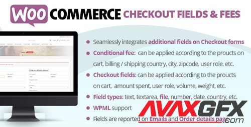 CodeCanyon - WooCommerce Checkout Fields & Fees v7.4 - 20668577 - NULLED