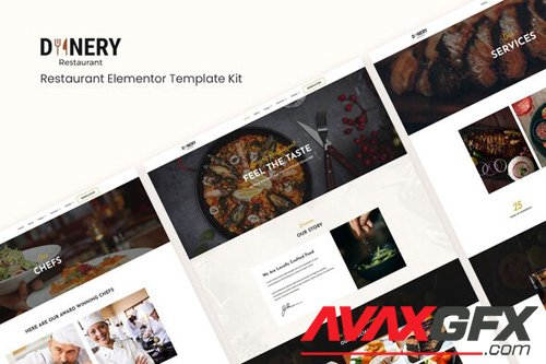 ThemeForest - Dinery v1.0 - Restaurant Elementor Template Kit - 26126769