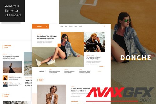 ThemeForest - Donche v1.0 - News Magazine Template Kit - 26302249