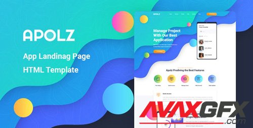 ThemeForest - Apolz v1.0 - App Landing Page HTML Template - 26599019