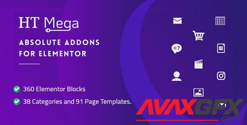 CodeCanyon - HT Mega Pro v1.2.7 - Absolute Addons for Elementor Page Builder - 24288297