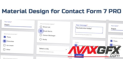 Material Design for Contact Form 7 PRO v2.6.1 - WordPress Plugin - NULLED