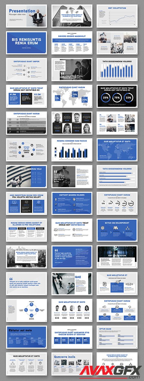 Business Presentation slides Layout 349000770