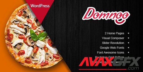 ThemeForest - Domnoo v1.22 - Pizza & Restaurant WordPress Theme - 20450815