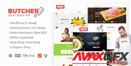 ThemeForest - Butcher v2.19 - Meat Shop WooCommerce WordPress Theme - 18839978