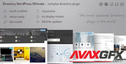 CodeCanyon - Directory ultimate PRO WordPress v1.01 - Table, Grid, List Directory Submit and Listings - 21421742