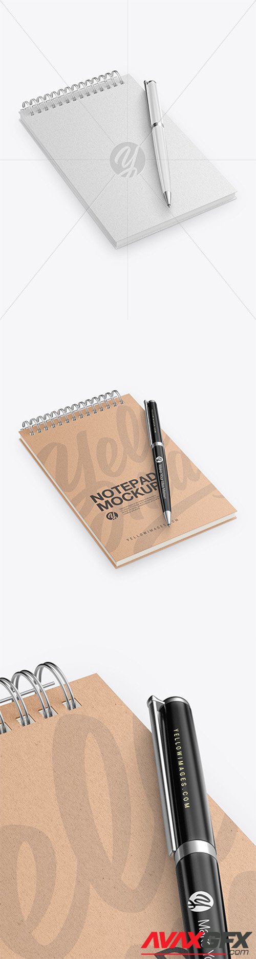 Notepad With Pen Mockup 60547