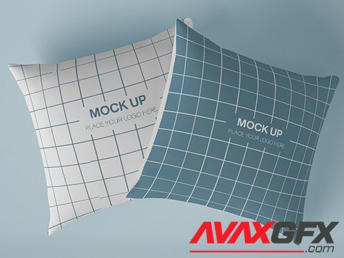 Two Square Pillow Mockup 348980913
