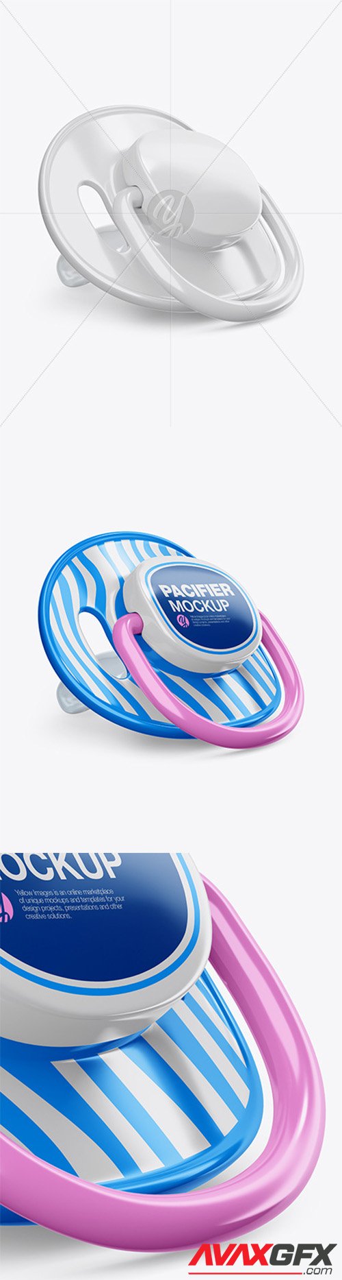 Pacifier Mockup - Half Side View 57072