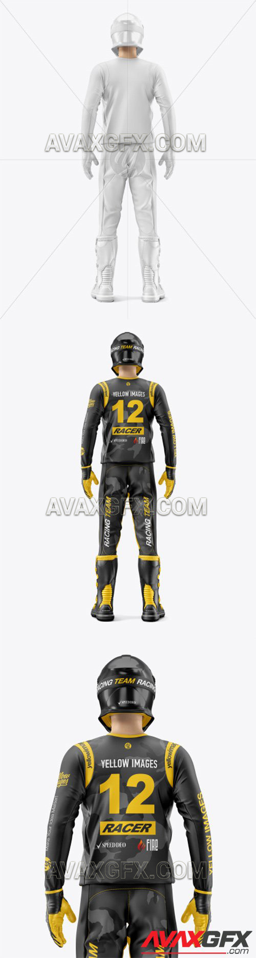 Motocross Racing Kit Mockup 56972