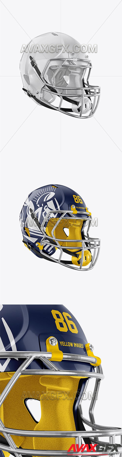 American Football Helmet Mockup 56796
