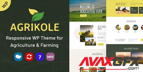 ThemeForest - Agrikole v1.1 - Responsive WordPress Theme for Agriculture & Farming - 25942937