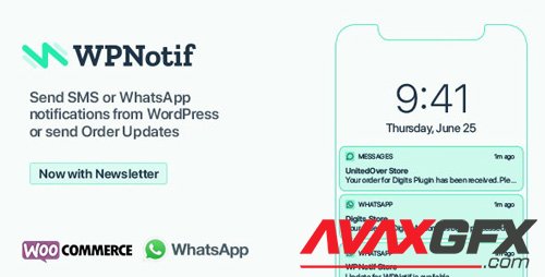 CodeCanyon - WPNotif v2.0.1 - WordPress SMS & WhatsApp Message Notifications - 24045791 - NULLED