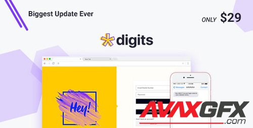 CodeCanyon - Digits v7.3.1.10 - WordPress Mobile Number Signup and Login - 19801105 - NULLED