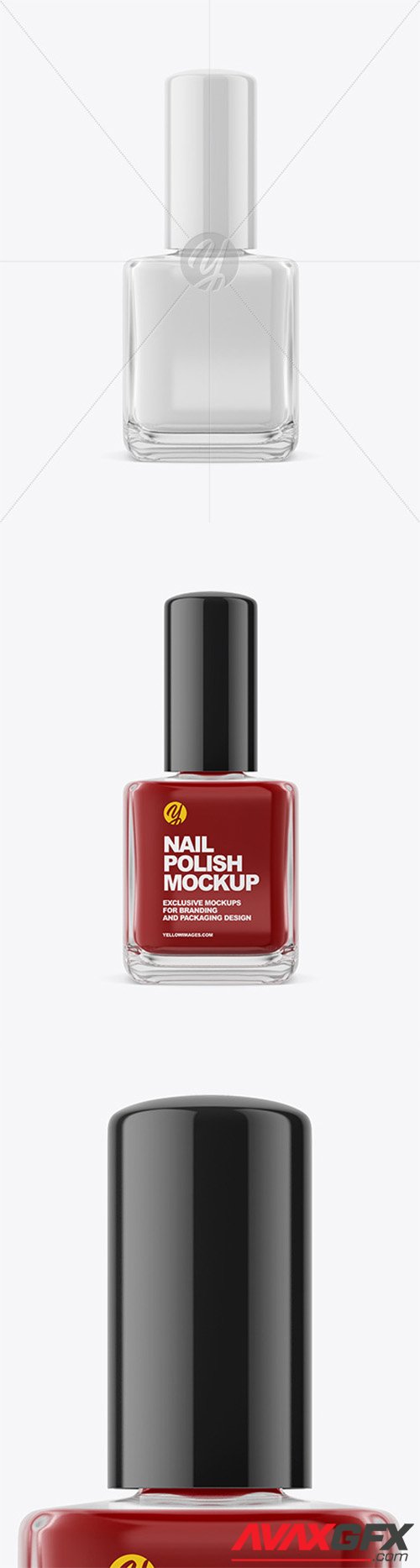 Nail Polish Bottle Mockup 57940