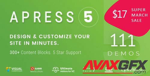 ThemeForest - Apress v5.1.8 - Responsive Multi-Purpose Theme - 20287911