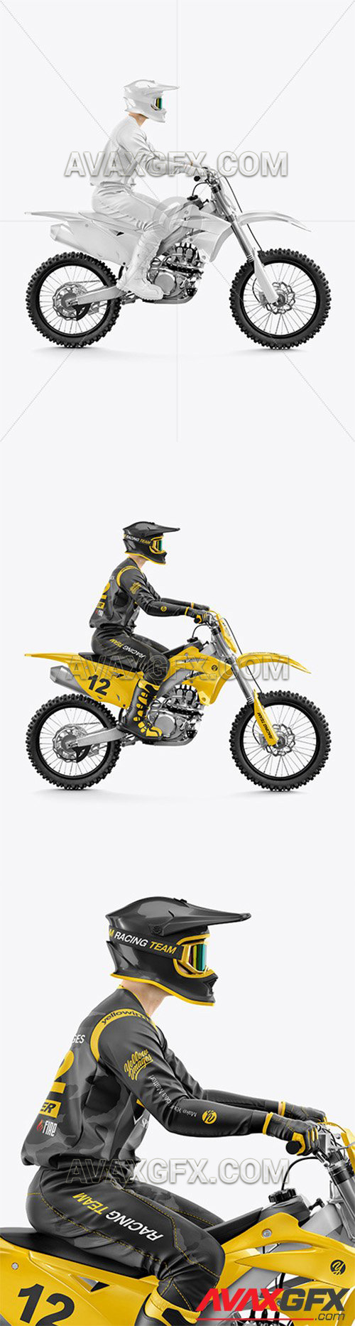 Motocross Racing Kit Mockup 58035