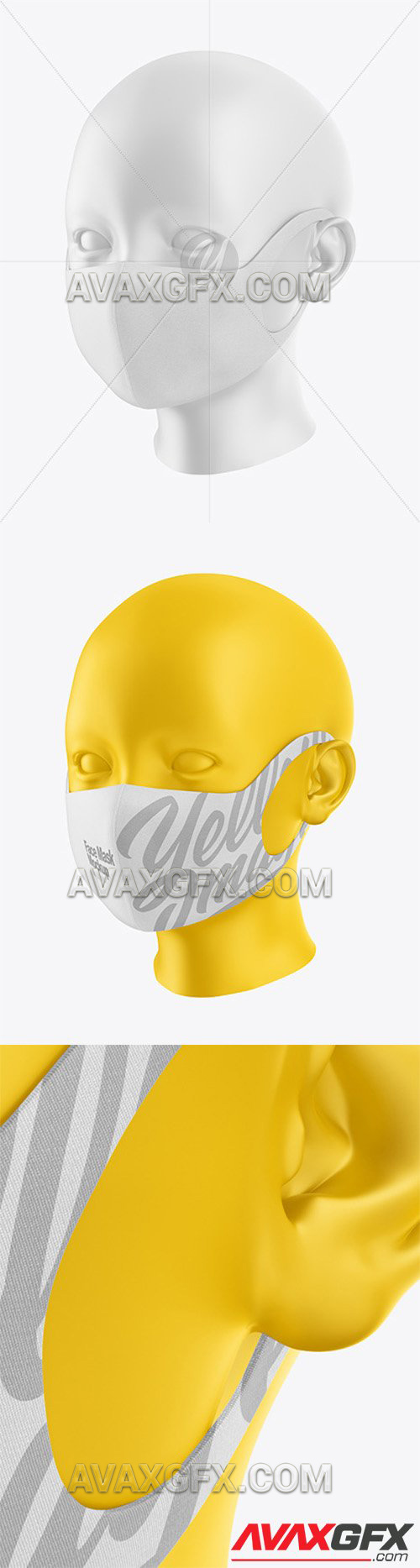 Face Mask Mockup 60874