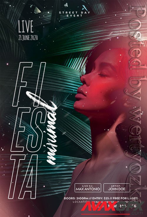 Tropical Concert - Premium flyer psd template