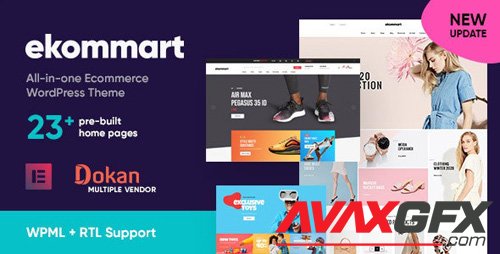 ThemeForest - ekommart v1.7.0 - All-in-one eCommerce WordPress Theme - 25893445